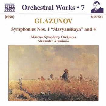 CD Alexander Glazunov: Symphonies Nos. 1 "Slavyanskaya" And 4