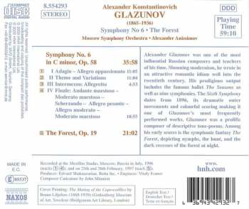 CD Alexander Glazunov: Symphony No. 6 • The Forest (Fantasy)