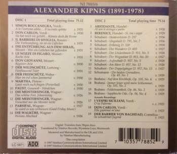 2CD Alexander Kipnis: Opera - Lieder