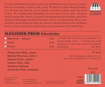 CD Northern Sinfonia: Velesslavitsa (Concerto For Piano, Two Violins And Cello)