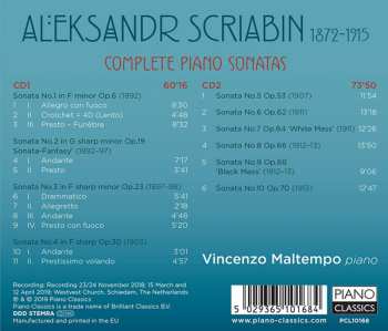 2CD Vincenzo Maltempo: Scriabin: Complete Piano Sonatas