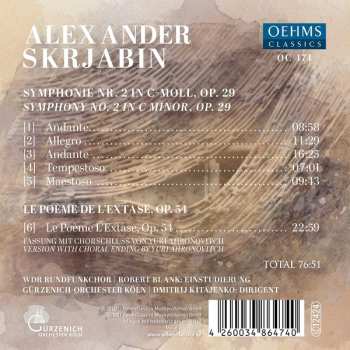 CD Gürzenich-Orchester Kölner Philharmoniker: Symphony No. 2 In C Minor, Op. 29 : 'Le Poème de L'extase', Op. 54