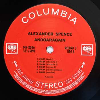 3LP Alexander Spence: AndOarAgain LTD