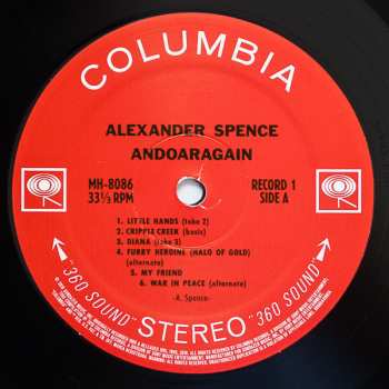 3LP Alexander Spence: AndOarAgain LTD
