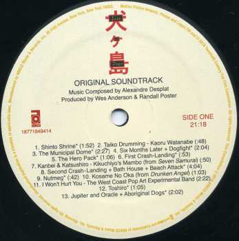 LP Alexandre Desplat: Isle Of Dogs (Original Soundtrack)
