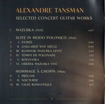 SACD Alexandre Tansman: Hommage À Chopin – Tomasz Zawierucha Plays Tansman