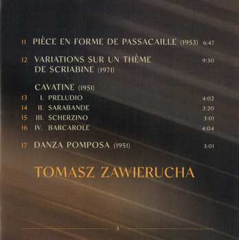 SACD Alexandre Tansman: Hommage À Chopin – Tomasz Zawierucha Plays Tansman