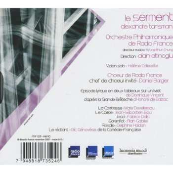 CD Orchestre Philharmonique De Radio France: le Serment