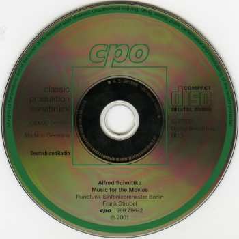 CD Alfred Schnittke: Music For The Movies