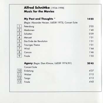 CD Alfred Schnittke: Music For The Movies