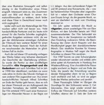 CD Alfred Schnittke: Music For The Movies