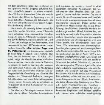 CD Alfred Schnittke: Music For The Movies