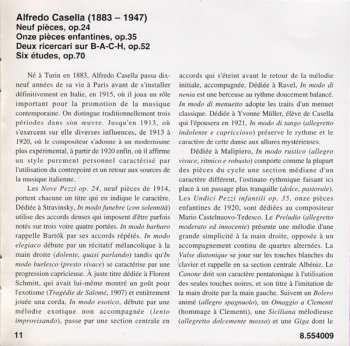CD Alfredo Casella: Piano Music