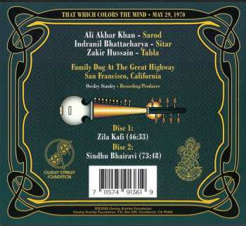 2CD Zakir Hussain: That Which Colors The Mind