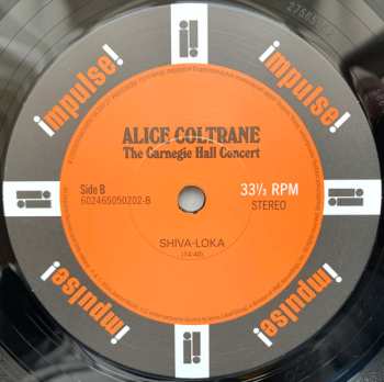 2LP Alice Coltrane: The Carnegie Hall Concert
