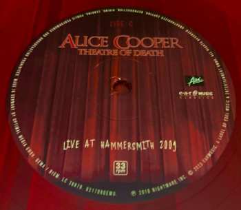 2LP/DVD Alice Cooper: Theatre Of Death - Live At Hammersmith 2009 CLR | LTD