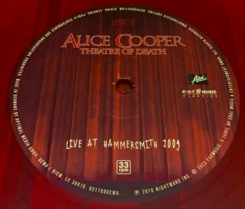 2LP/DVD Alice Cooper: Theatre Of Death - Live At Hammersmith 2009 CLR | LTD