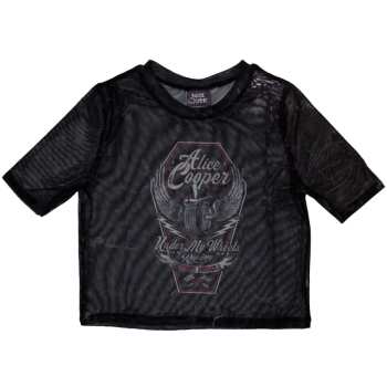 Merch Alice Cooper: Dámske Crop Top Under My Wheels