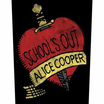 Merch Alice Cooper: Nášivka na chrbát School's Out