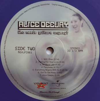 LP Alice Deejay: Who Needs Guitars Anyway? CLR | LTD