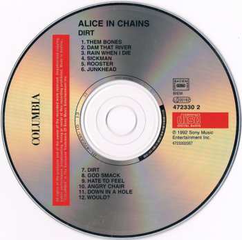 CD Alice In Chains: Dirt