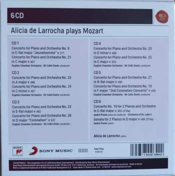 6CD/Box Set Wolfgang Amadeus Mozart: Piano Concertos Nos. 9, 10, 19-27 - Sonata For 2 Pianos