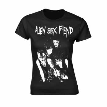 Merch Alien Sex Fiend: Tričko Dámske Band Photo