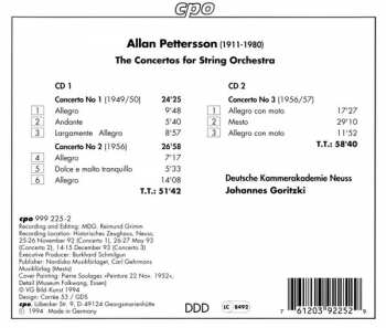 2CD Johannes Goritzki: Concertos For String Orchestra 1-3