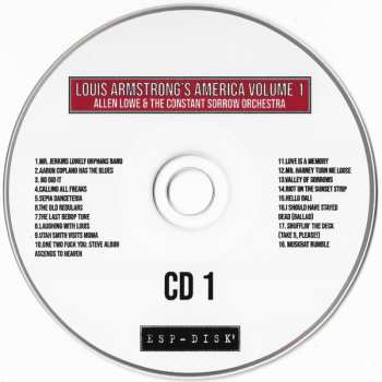 2CD Allen Lowe And The Constant Sorrow Orchestra: Louis Armstrong's America   Volume 1