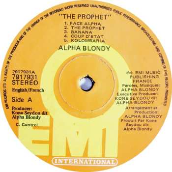 LP Alpha Blondy: The Prophets