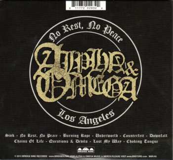 CD Alpha & Omega: No Rest, No Peace
