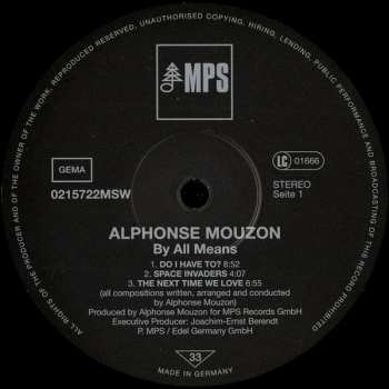 LP Alphonse Mouzon: By All Means