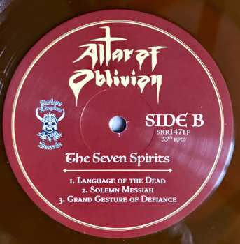 LP Altar Of Oblivion: The Seven Spirits CLR