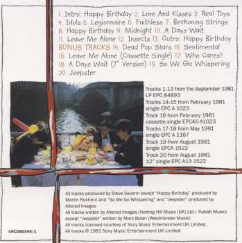 4CD/Box Set Altered Images: The Epic Years