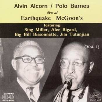 CD Alvin Alcorn: Live At Earthquake McGoon's  Vol. 1