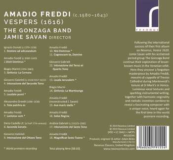 CD The Gonzaga Band: Vespers (1616)
