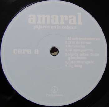 LP/CD Amaral: Pájaros En La Cabeza