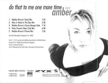 CD Amber: Do That To Me One More Time (RMX)
