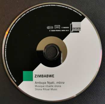 CD Ambuya Nyati: Zimbabwe: Musique Rituelle Shona | Shona Ritual Music