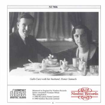 CD Amelita Galli-Curci: Galli-Curci