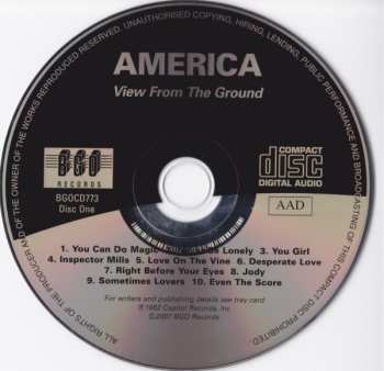 2CD America: View From The Ground/Your Move