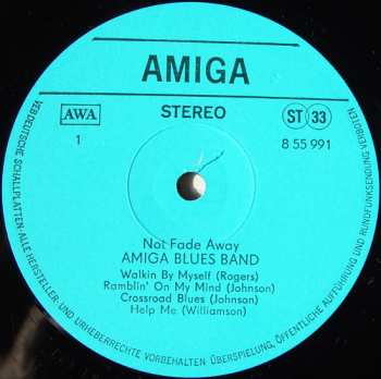 LP Amiga Blues Band: Not Fade Away