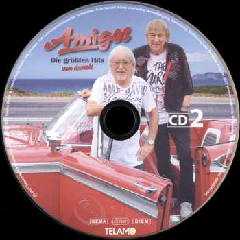 2CD Amigos: Die Größten Hits Von Damals