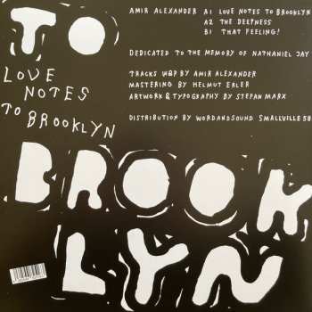 LP Amir Alexander: Love Notes To Brooklyn