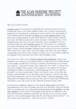 2LP/3CD/Box Set/Blu-ray The Alan Parsons Project: Ammonia Avenue DLX | LTD