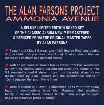 2LP/3CD/Box Set/Blu-ray The Alan Parsons Project: Ammonia Avenue DLX | LTD