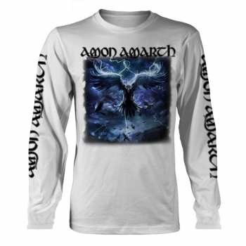 Merch Amon Amarth: Tričko s dlhým rukávom Raven's Flight (white)