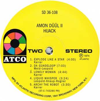 LP Amon Düül II: Hijack