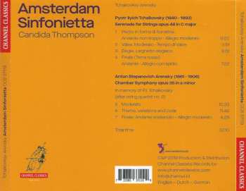 CD Pyotr Ilyich Tchaikovsky: Serenade - Chamber Symphony
