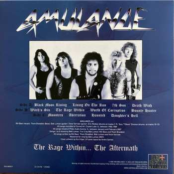 2LP Amulance: The Rage Within... The Aftermath CLR | LTD | NUM